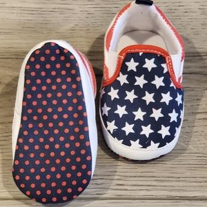 Star spangled size 11 baby shoes